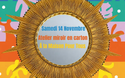 Atelier miroir en carton